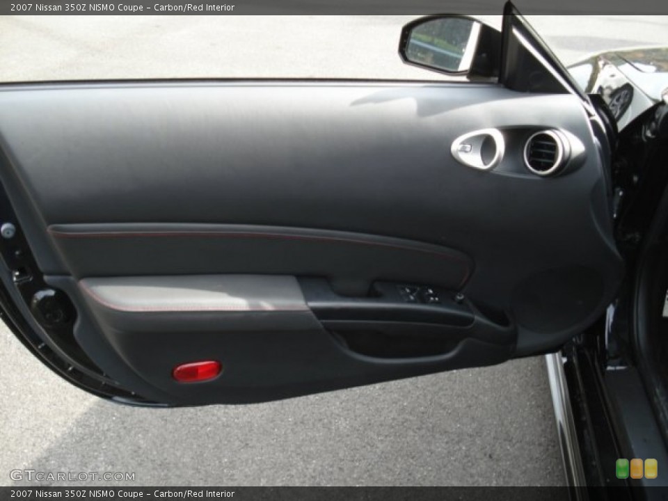 Carbon/Red Interior Door Panel for the 2007 Nissan 350Z NISMO Coupe #71733710