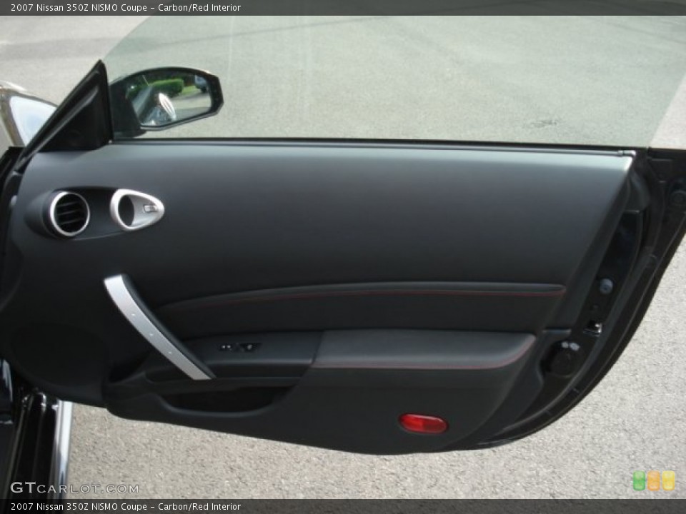 Carbon/Red Interior Door Panel for the 2007 Nissan 350Z NISMO Coupe #71733728