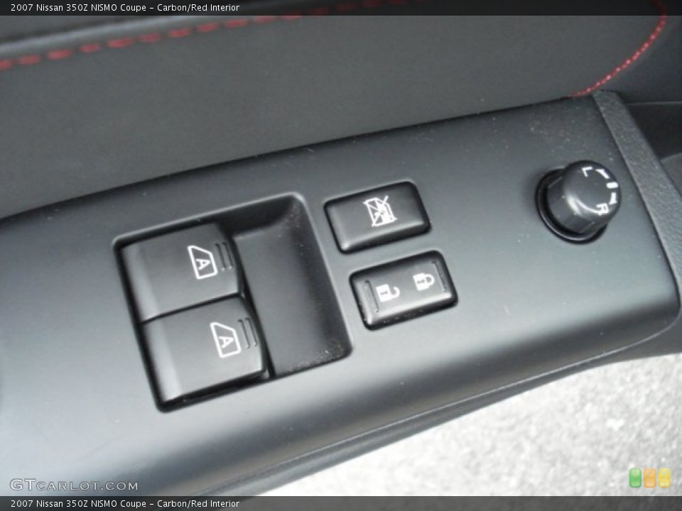 Carbon/Red Interior Controls for the 2007 Nissan 350Z NISMO Coupe #71733733