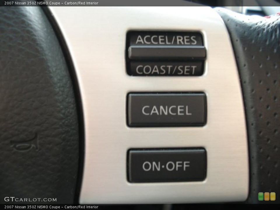 Carbon/Red Interior Controls for the 2007 Nissan 350Z NISMO Coupe #71733794