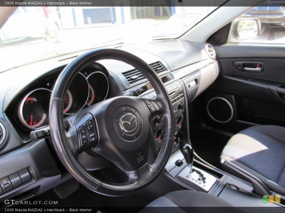 Black Interior Photo for the 2006 Mazda MAZDA3 s Hatchback #71734679