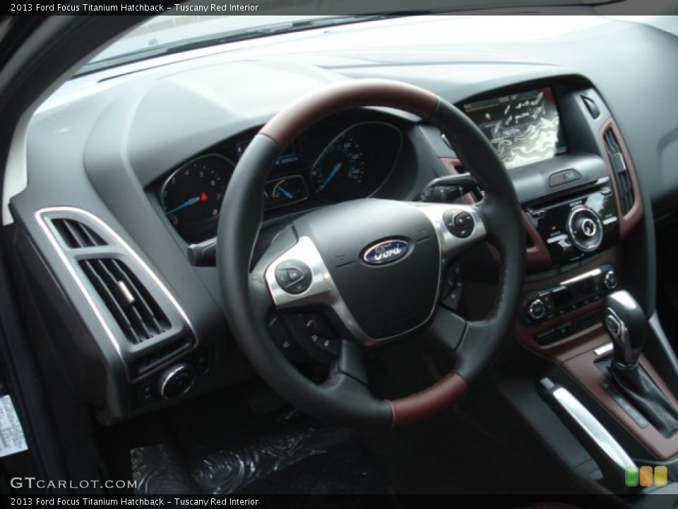 Tuscany Red Interior Photo for the 2013 Ford Focus Titanium Hatchback #71735144