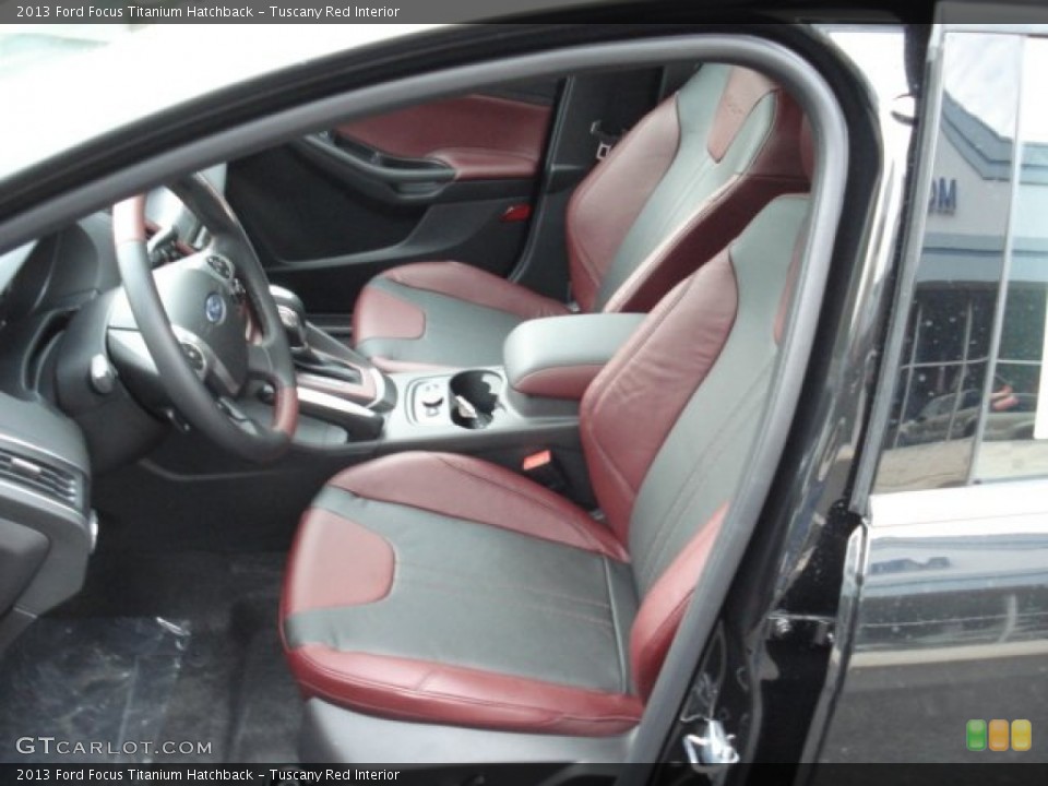Tuscany Red Interior Photo for the 2013 Ford Focus Titanium Hatchback #71735153