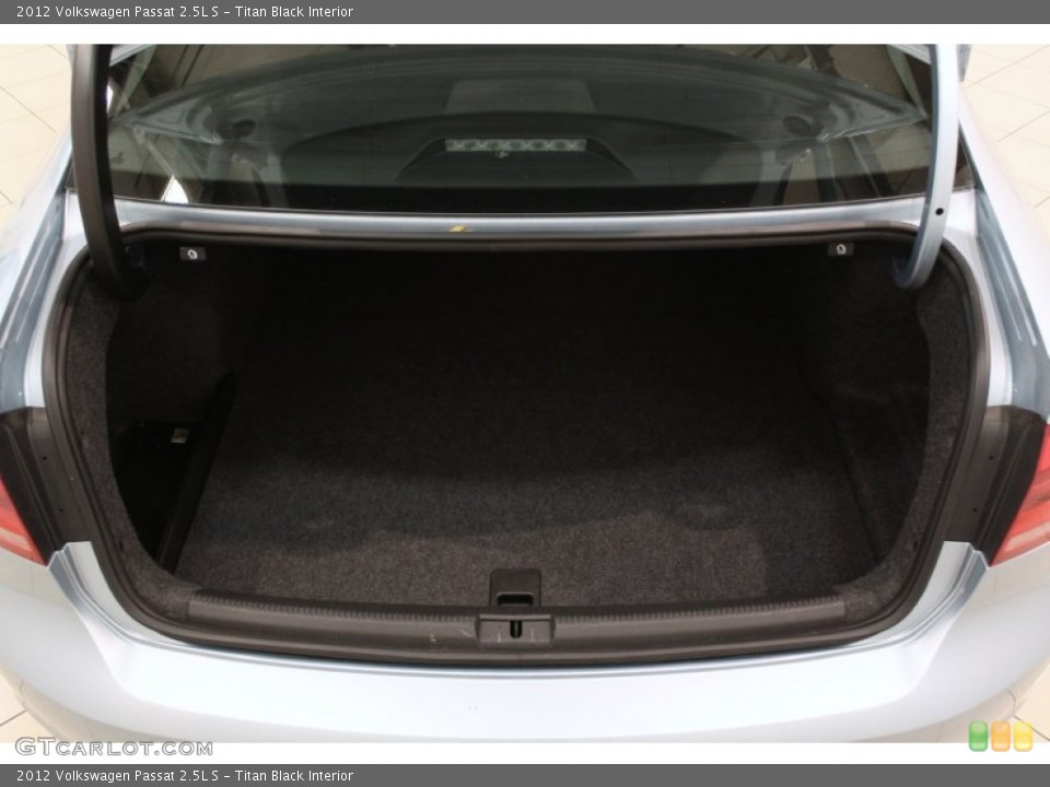 Titan Black Interior Trunk for the 2012 Volkswagen Passat 2.5L S #71735525