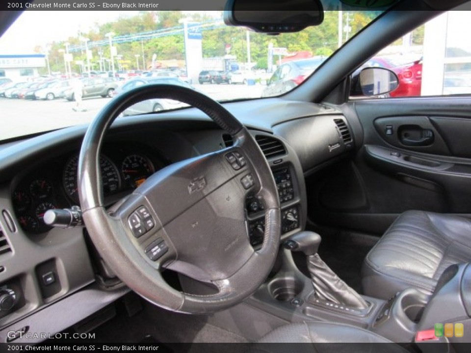 Ebony Black Interior Dashboard for the 2001 Chevrolet Monte Carlo SS #71736698