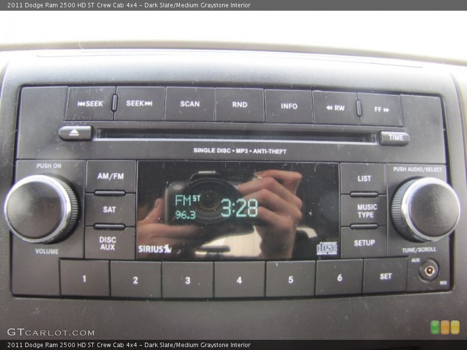 Dark Slate/Medium Graystone Interior Audio System for the 2011 Dodge Ram 2500 HD ST Crew Cab 4x4 #71736998