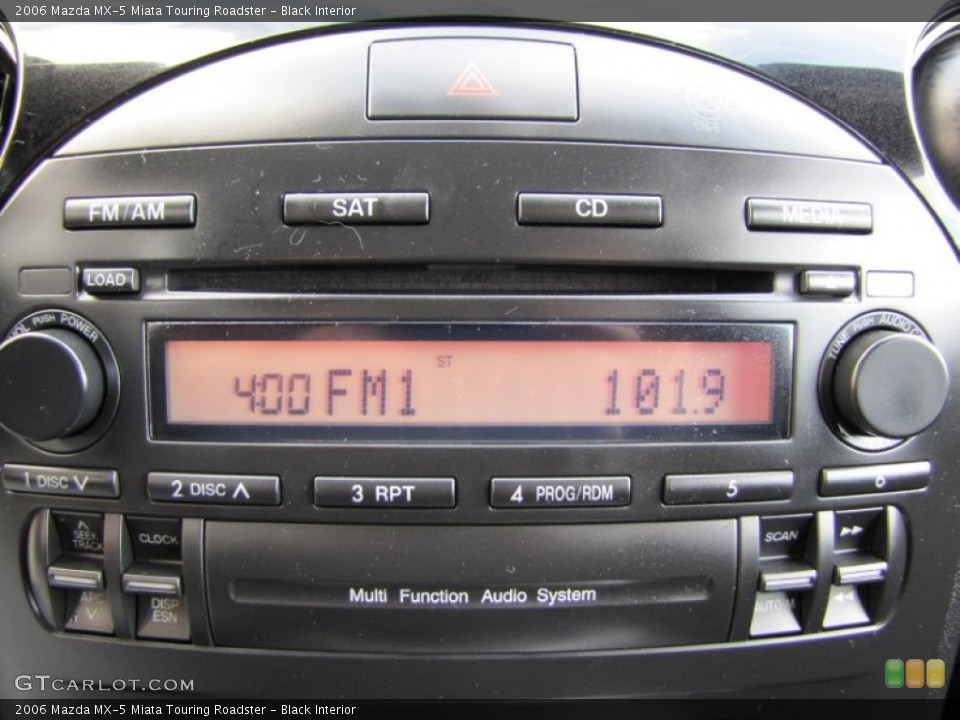 Black Interior Audio System for the 2006 Mazda MX-5 Miata Touring Roadster #71738858