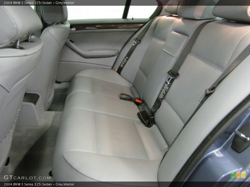 Grey Interior Rear Seat for the 2004 BMW 3 Series 325i Sedan #71740862