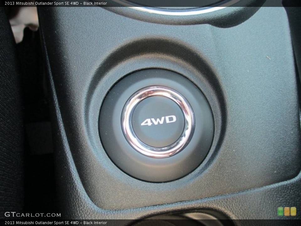 Black Interior Controls for the 2013 Mitsubishi Outlander Sport SE 4WD #71742521