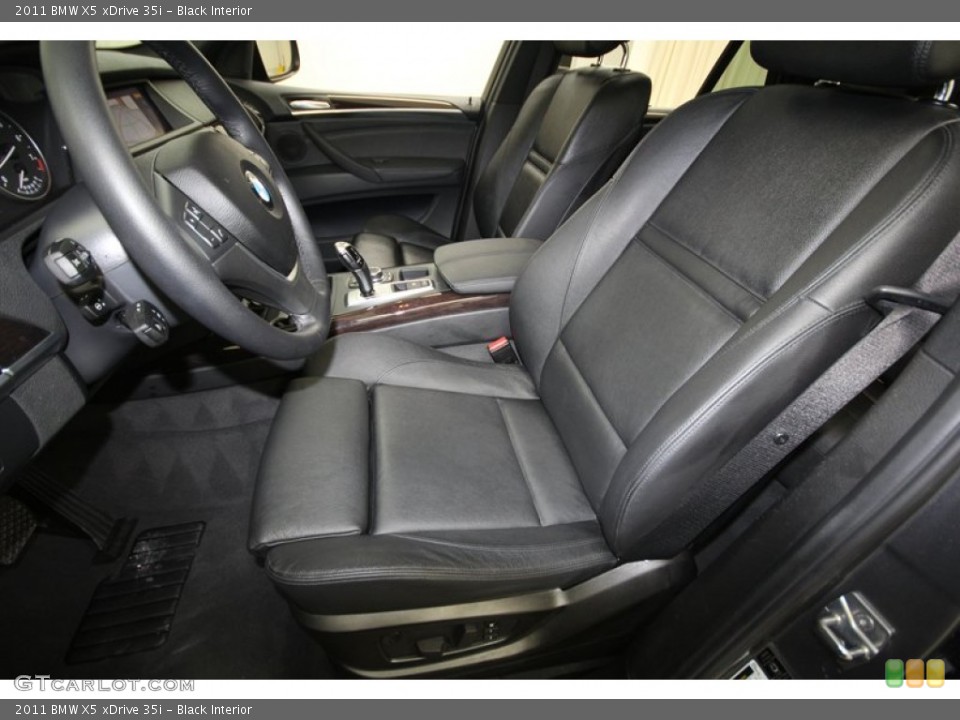 Black Interior Front Seat for the 2011 BMW X5 xDrive 35i #71743070