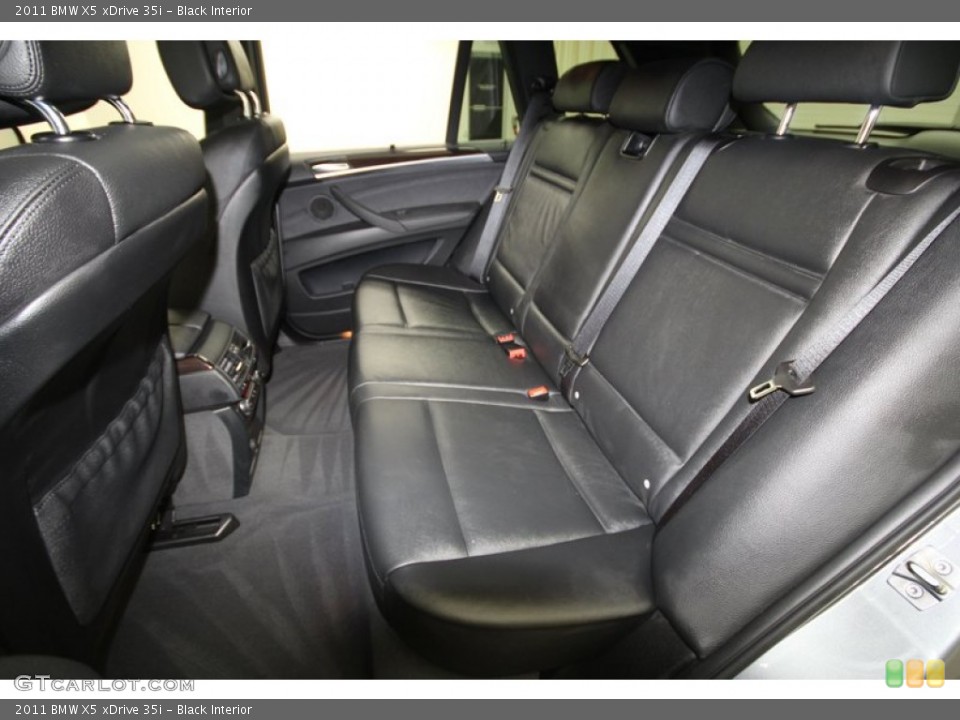 Black Interior Rear Seat for the 2011 BMW X5 xDrive 35i #71743103