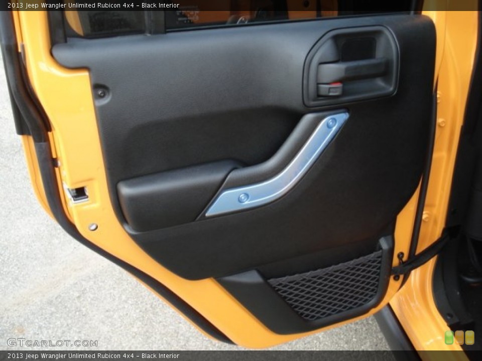 Black Interior Door Panel for the 2013 Jeep Wrangler Unlimited Rubicon 4x4 #71746356