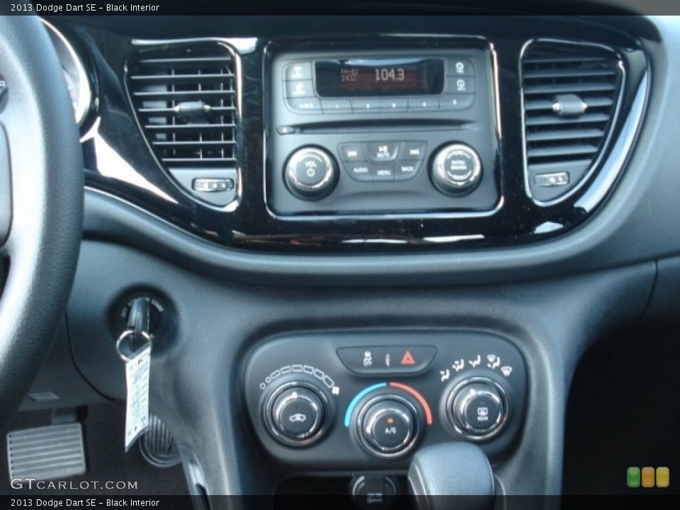 Black Interior Controls for the 2013 Dodge Dart SE #71747733