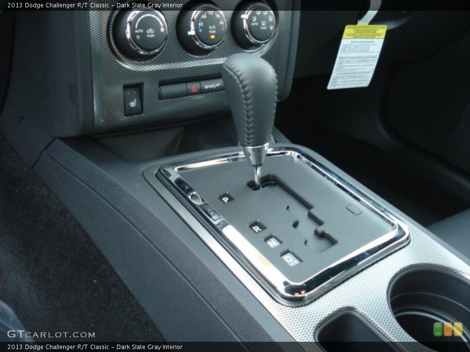 Dark Slate Gray Interior Transmission for the 2013 Dodge Challenger R/T Classic #71748927