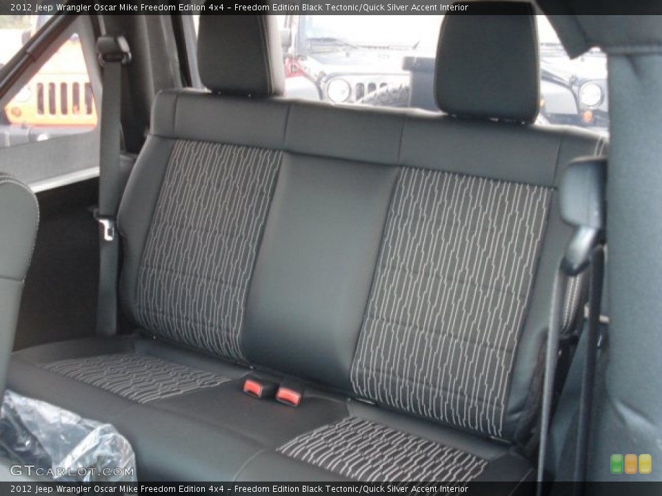Freedom Edition Black Tectonic/Quick Silver Accent 2012 Jeep Wrangler Interiors
