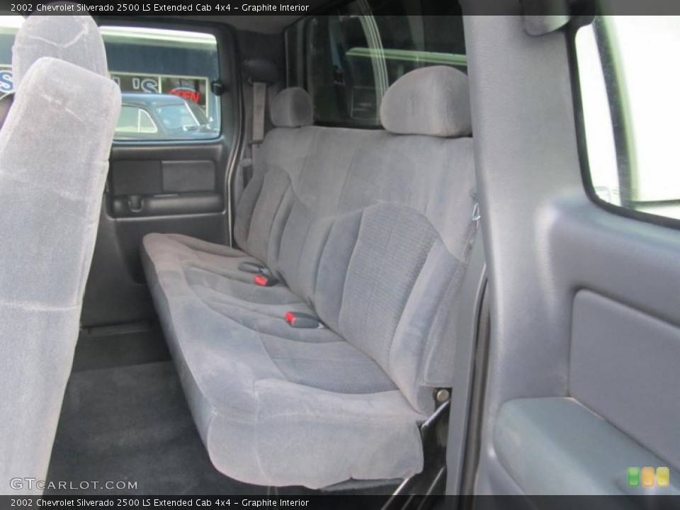 Graphite Interior Rear Seat for the 2002 Chevrolet Silverado 2500 LS Extended Cab 4x4 #71753637