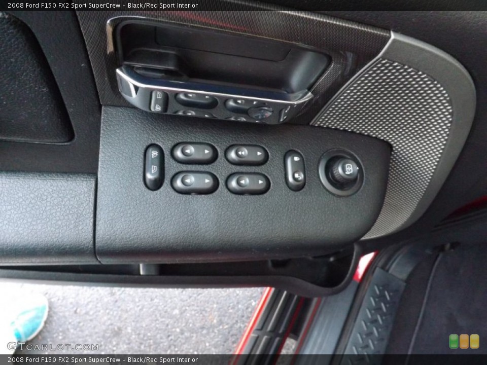 Black/Red Sport Interior Controls for the 2008 Ford F150 FX2 Sport SuperCrew #71758626