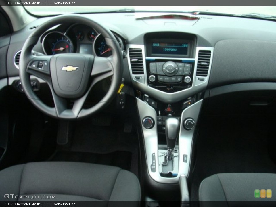Ebony Interior Dashboard for the 2012 Chevrolet Malibu LT #71762437