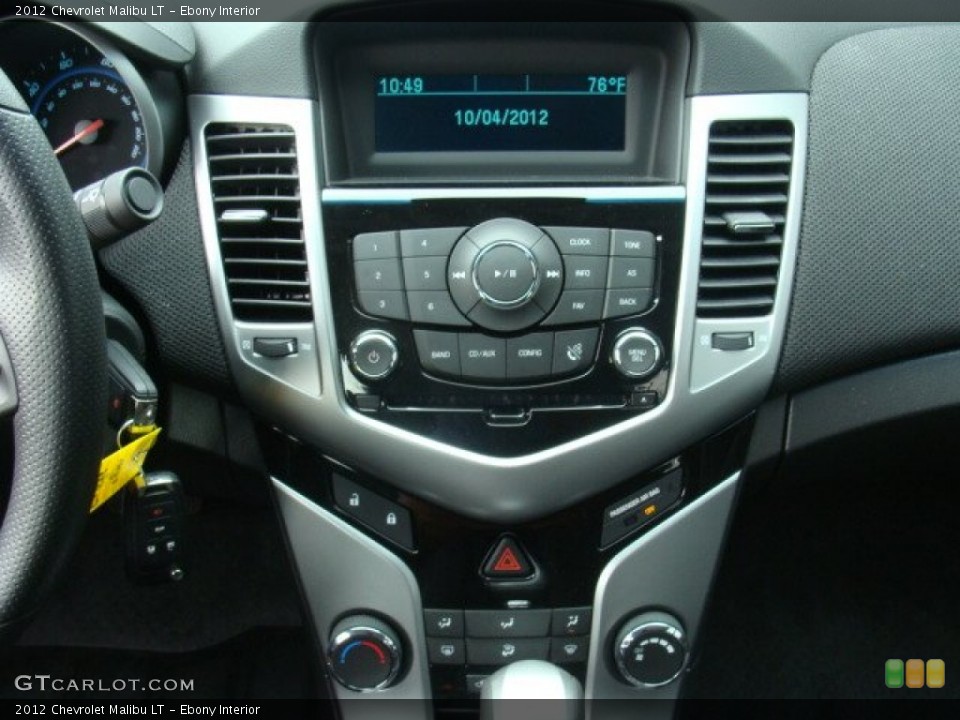 Ebony Interior Controls for the 2012 Chevrolet Malibu LT #71762457
