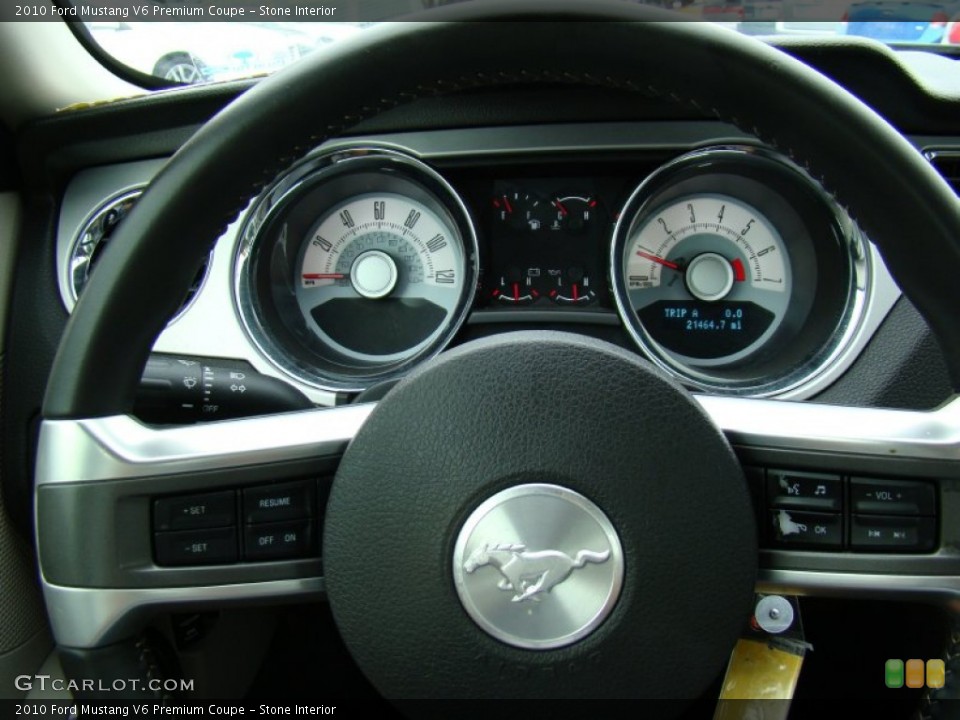 Stone Interior Gauges for the 2010 Ford Mustang V6 Premium Coupe #71765688