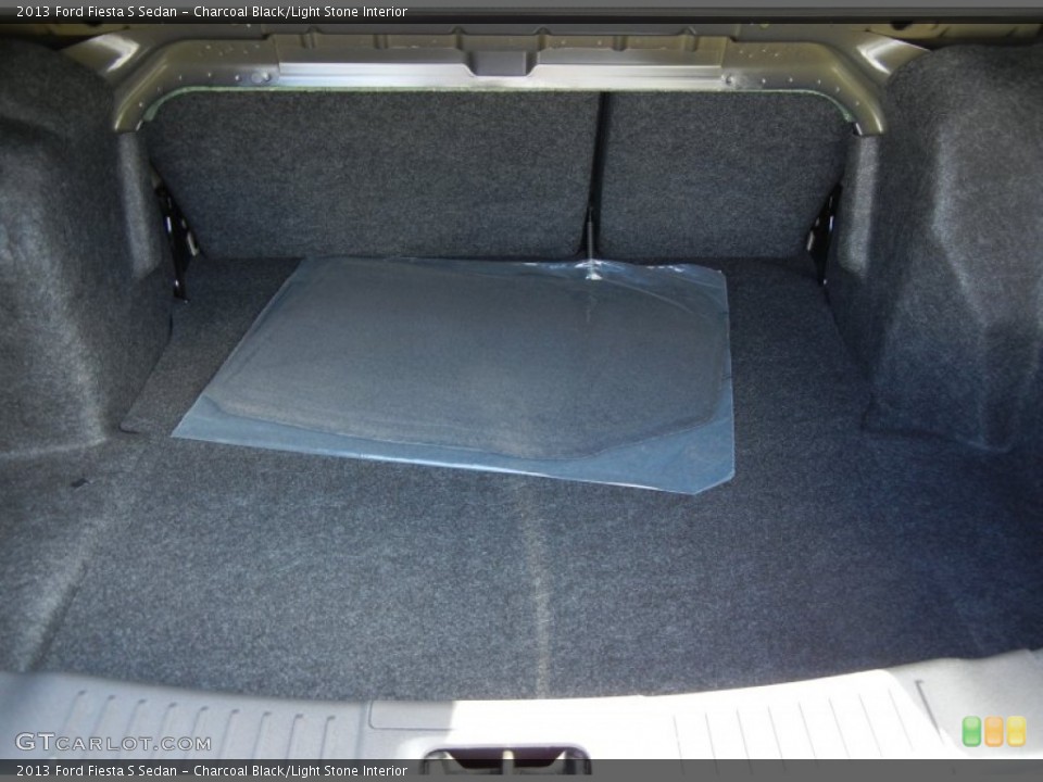 Charcoal Black/Light Stone Interior Trunk for the 2013 Ford Fiesta S Sedan #71765877