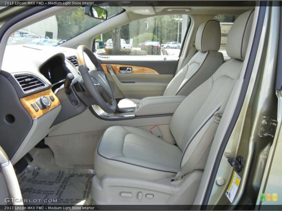 Medium Light Stone Interior Front Seat for the 2013 Lincoln MKX FWD #71765937