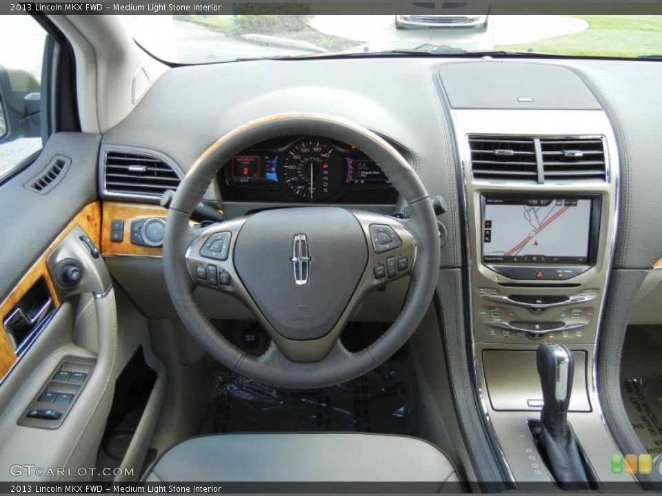 Medium Light Stone Interior Dashboard for the 2013 Lincoln MKX FWD #71765967