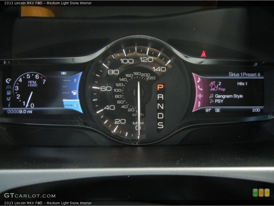 Medium Light Stone Interior Gauges for the 2013 Lincoln MKX FWD #71765976