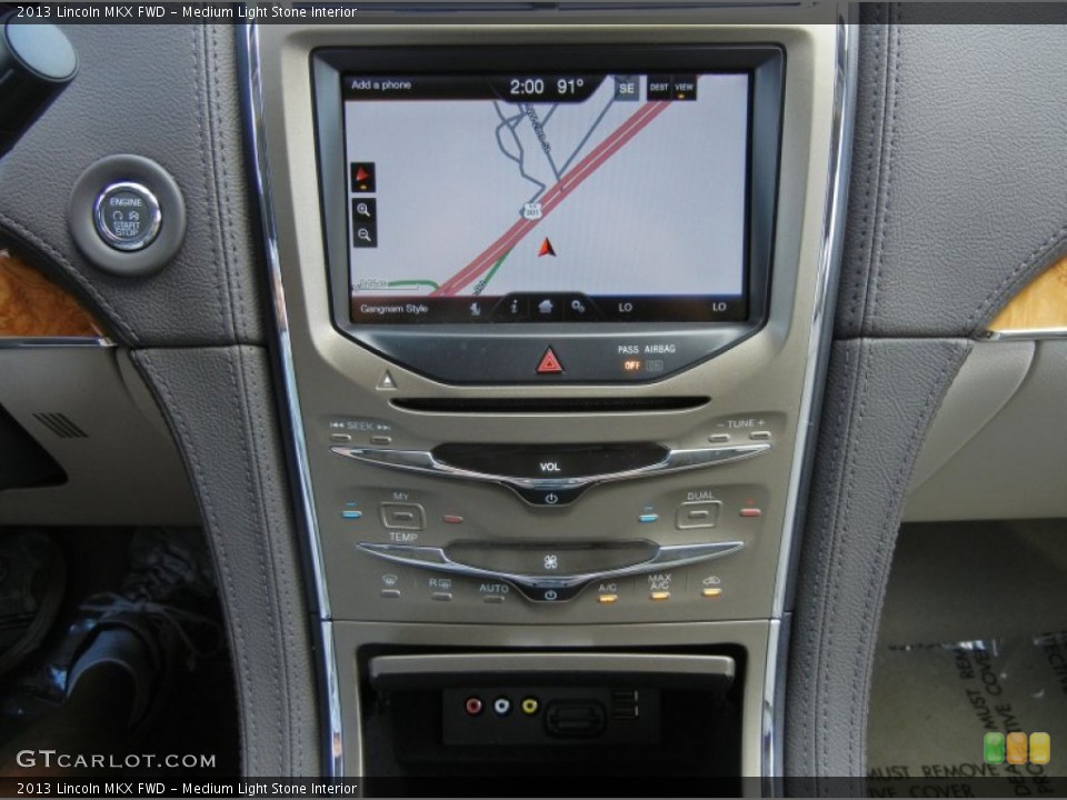 Medium Light Stone Interior Navigation for the 2013 Lincoln MKX FWD #71765985