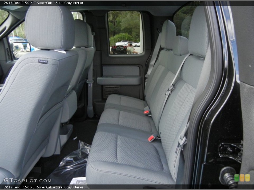 Steel Gray Interior Photo for the 2013 Ford F150 XLT SuperCab #71766663
