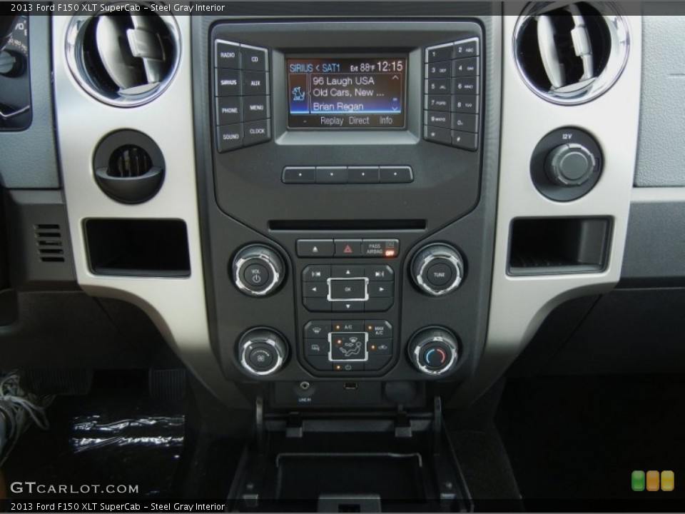 Steel Gray Interior Controls for the 2013 Ford F150 XLT SuperCab #71766699