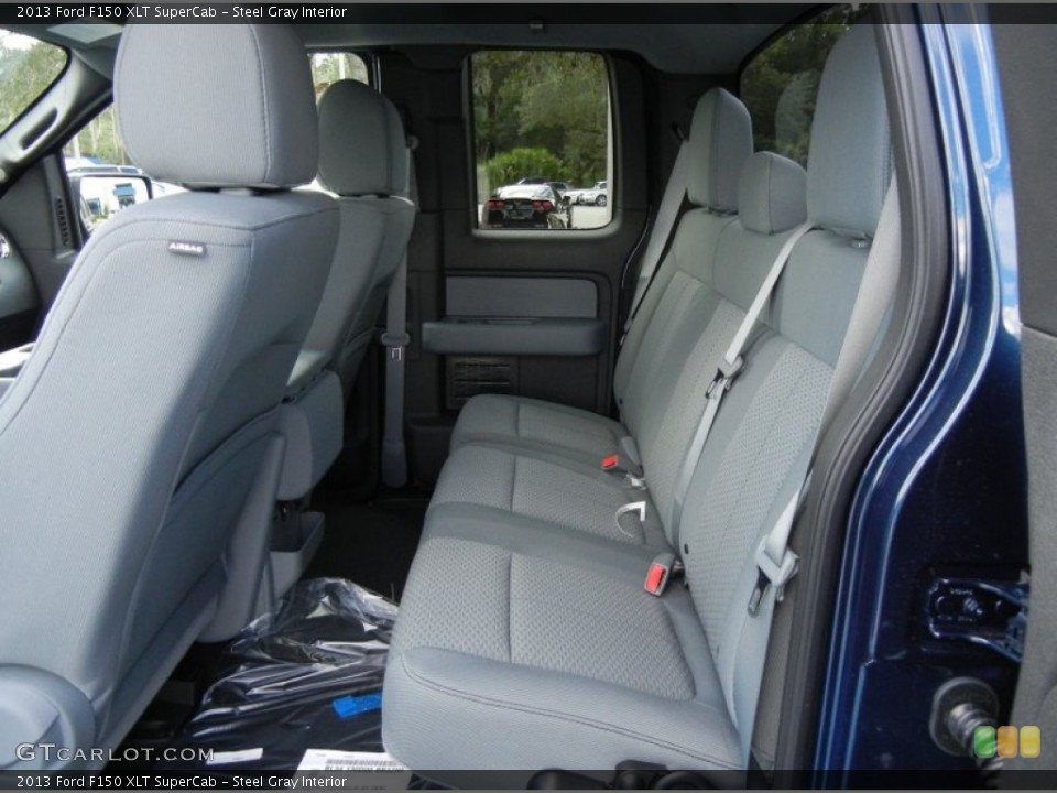 Steel Gray Interior Photo for the 2013 Ford F150 XLT SuperCab #71766780