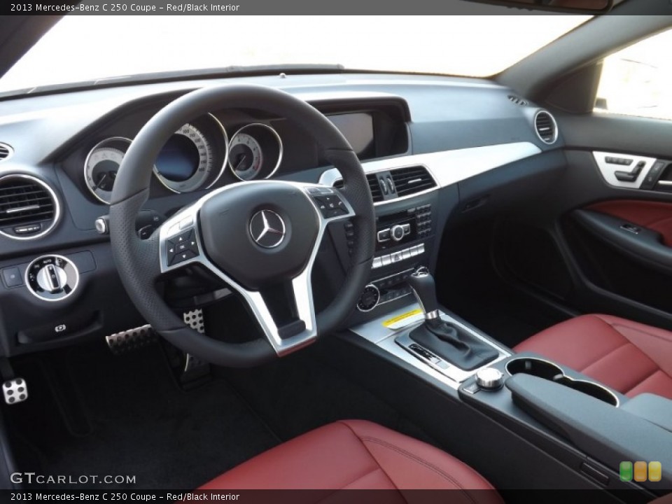 Red/Black Interior Photo for the 2013 Mercedes-Benz C 250 Coupe #71768628