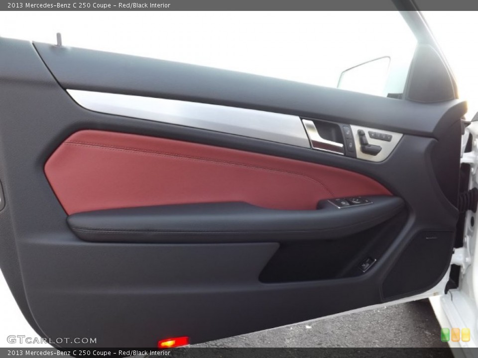 Red/Black Interior Door Panel for the 2013 Mercedes-Benz C 250 Coupe #71768636