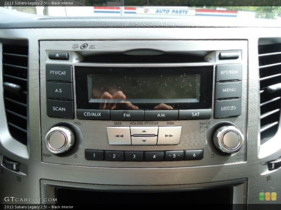 Black Interior Audio System for the 2013 Subaru Legacy 2.5i #71771283