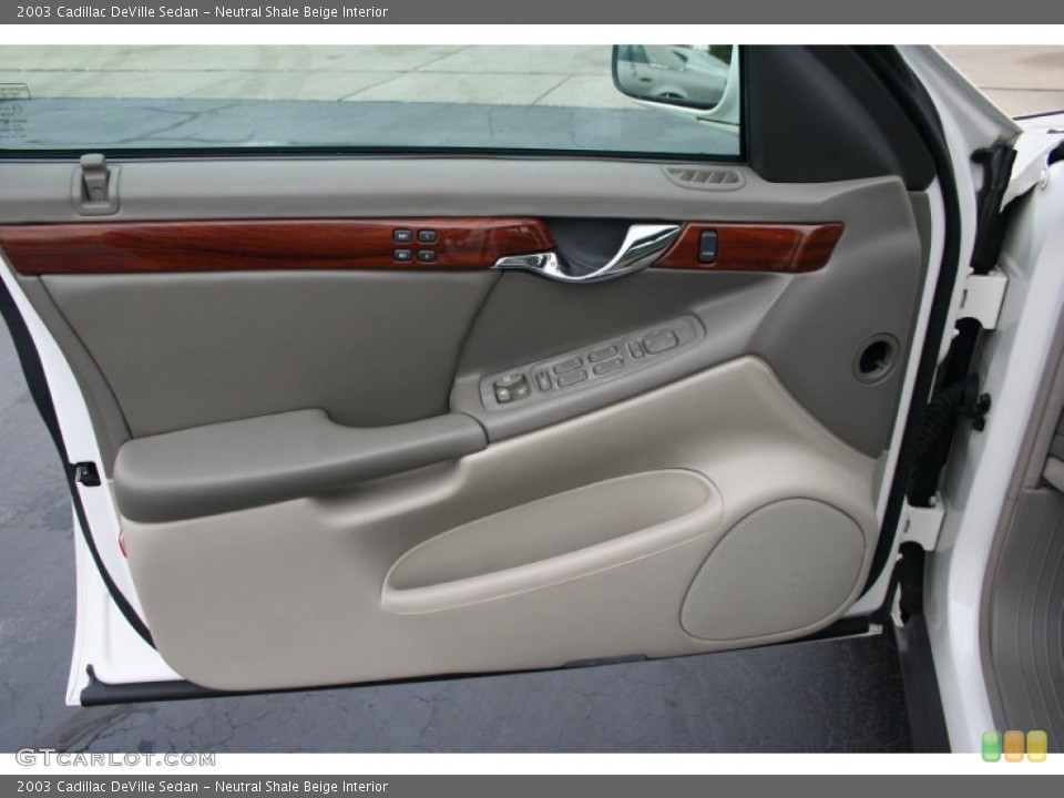 Neutral Shale Beige Interior Door Panel for the 2003 Cadillac DeVille Sedan #71771926