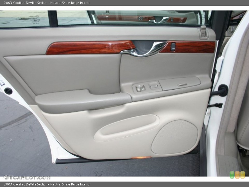 Neutral Shale Beige Interior Door Panel for the 2003 Cadillac DeVille Sedan #71771946
