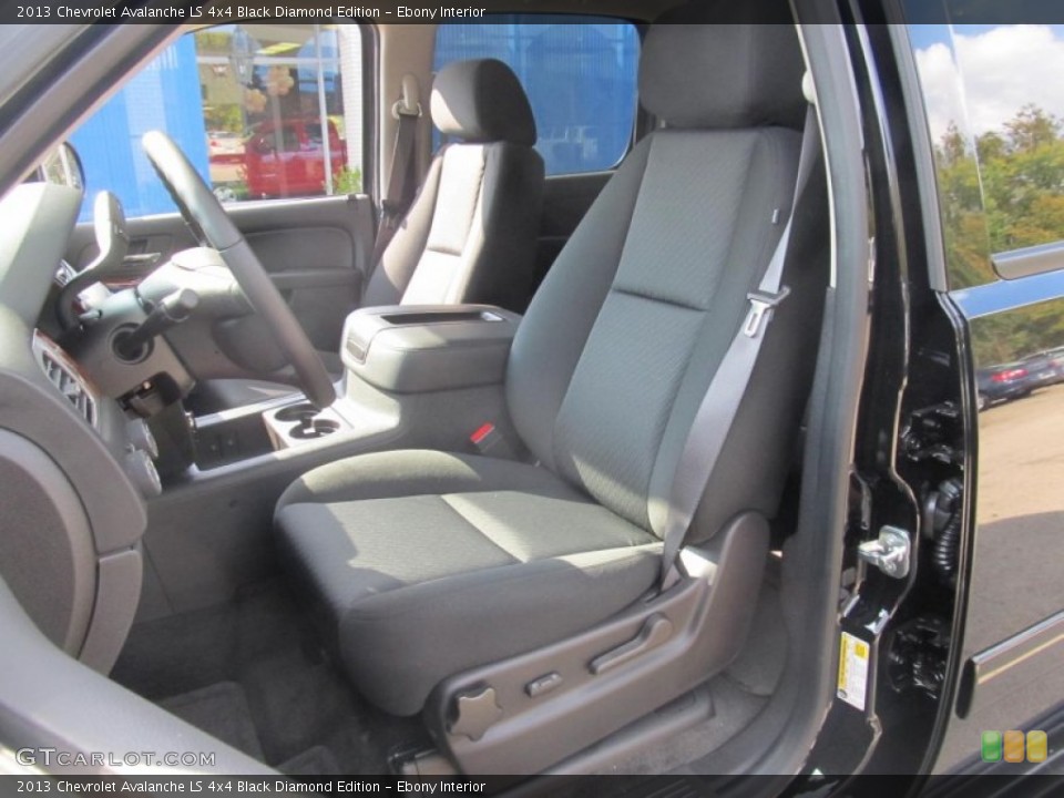 Ebony Interior Photo for the 2013 Chevrolet Avalanche LS 4x4 Black Diamond Edition #71774295