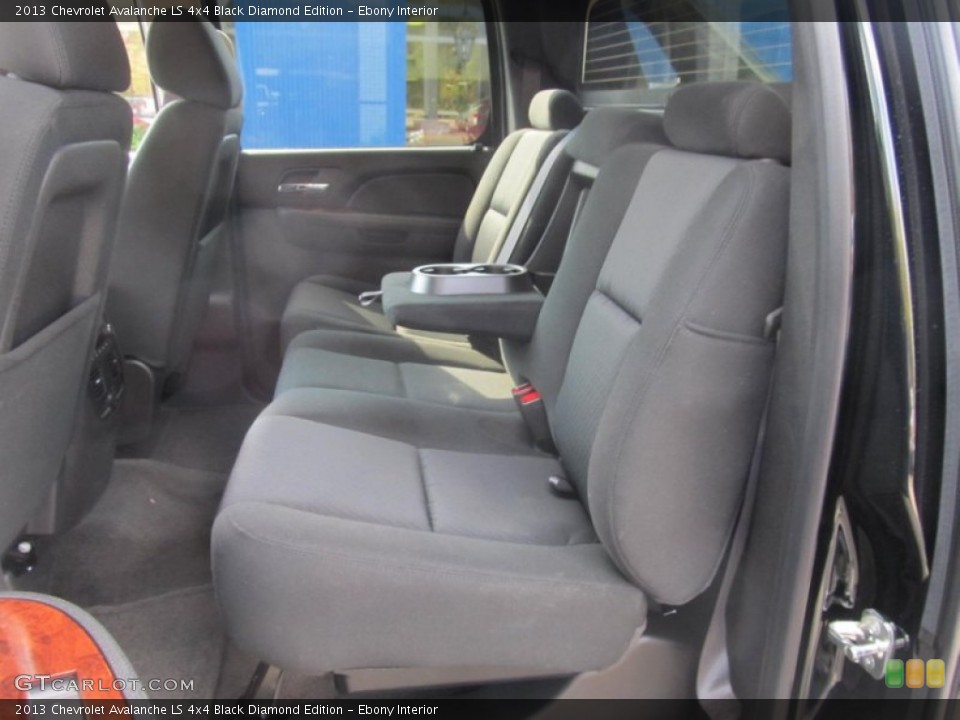 Ebony Interior Photo for the 2013 Chevrolet Avalanche LS 4x4 Black Diamond Edition #71774304