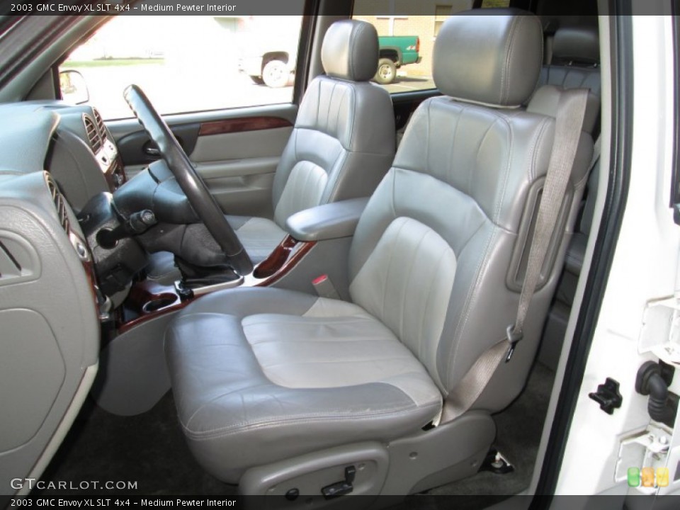 Medium Pewter Interior Front Seat for the 2003 GMC Envoy XL SLT 4x4 #71776061