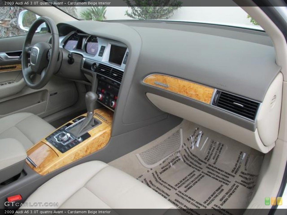 Cardamom Beige Interior Dashboard for the 2009 Audi A6 3.0T quattro Avant #71777115