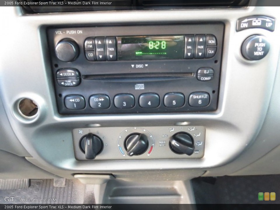 Medium Dark Flint Interior Audio System for the 2005 Ford Explorer Sport Trac XLS #71778507