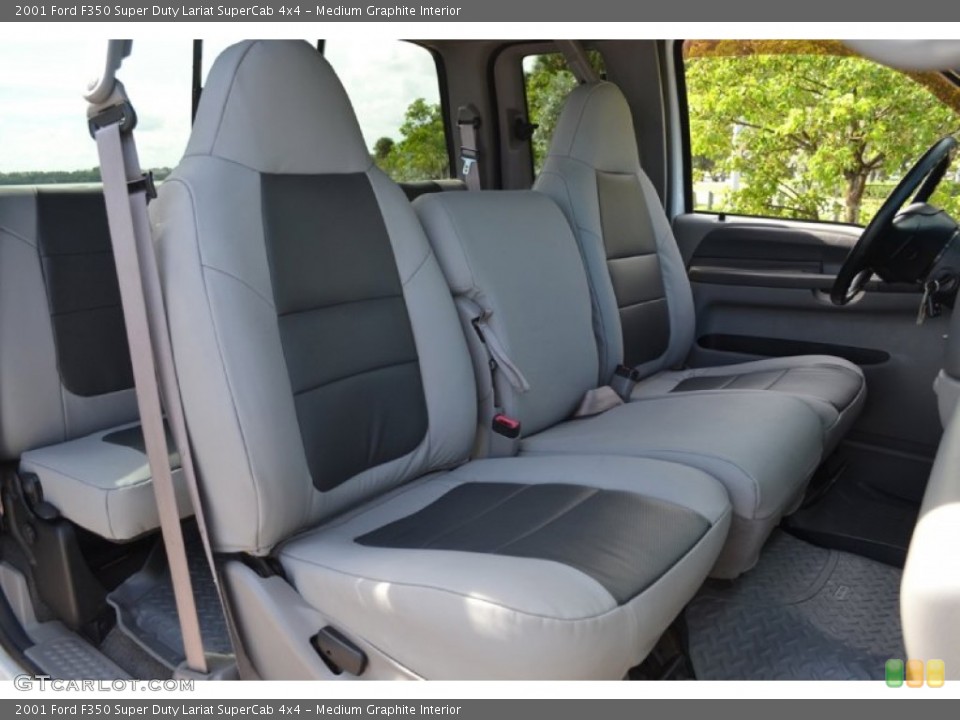 Medium Graphite Interior Front Seat for the 2001 Ford F350 Super Duty Lariat SuperCab 4x4 #71781990