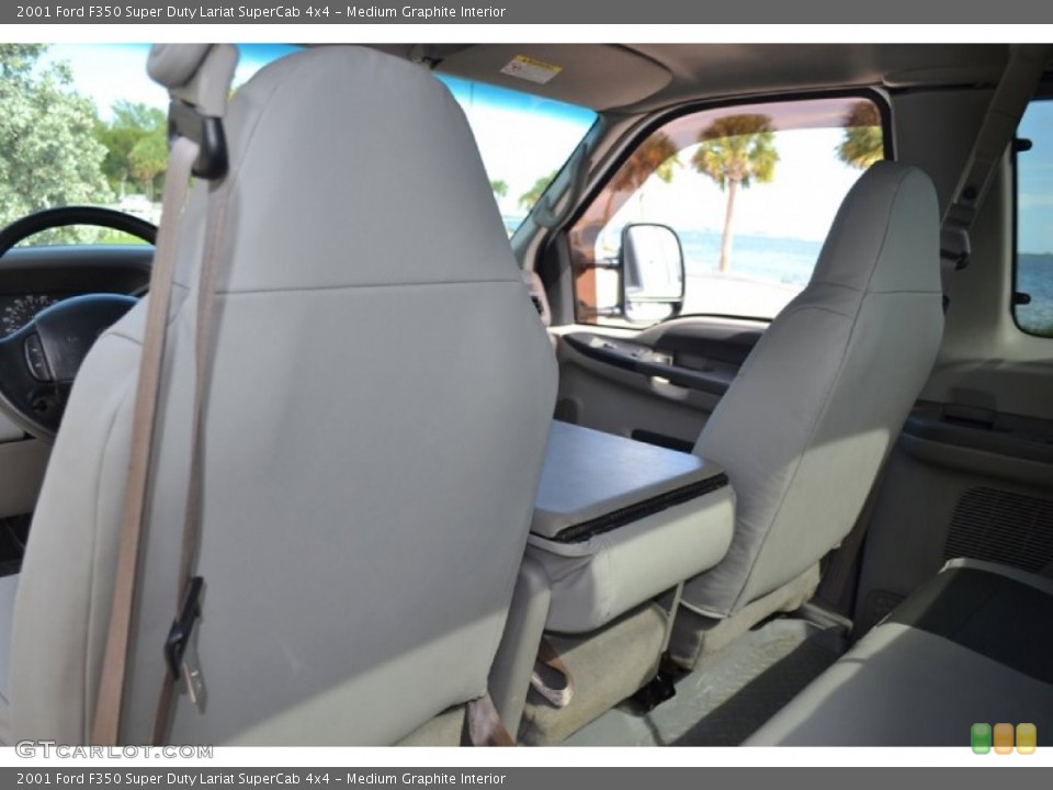 Medium Graphite Interior Photo for the 2001 Ford F350 Super Duty Lariat SuperCab 4x4 #71782014