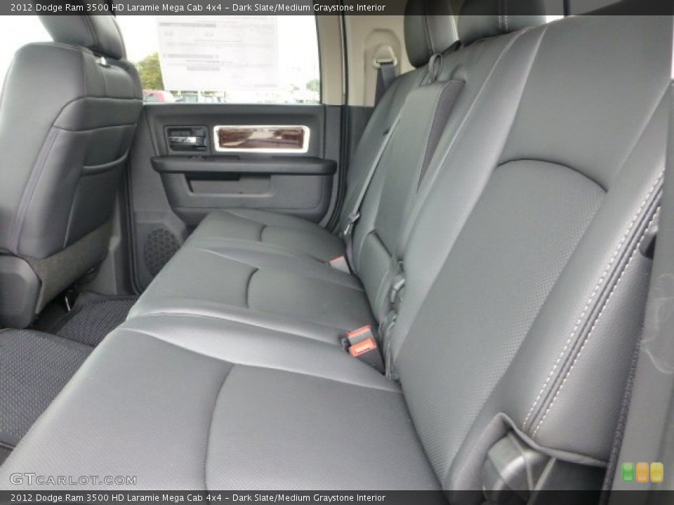 Dark Slate/Medium Graystone Interior Photo for the 2012 Dodge Ram 3500 HD Laramie Mega Cab 4x4 #71783109
