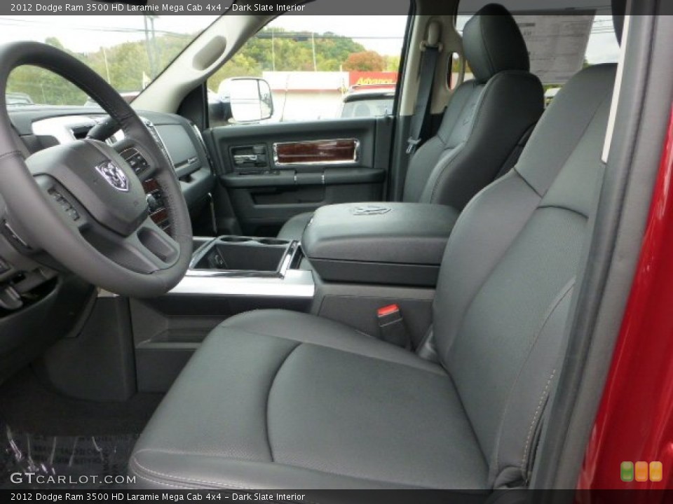 Dark Slate Interior Photo for the 2012 Dodge Ram 3500 HD Laramie Mega Cab 4x4 #71784114