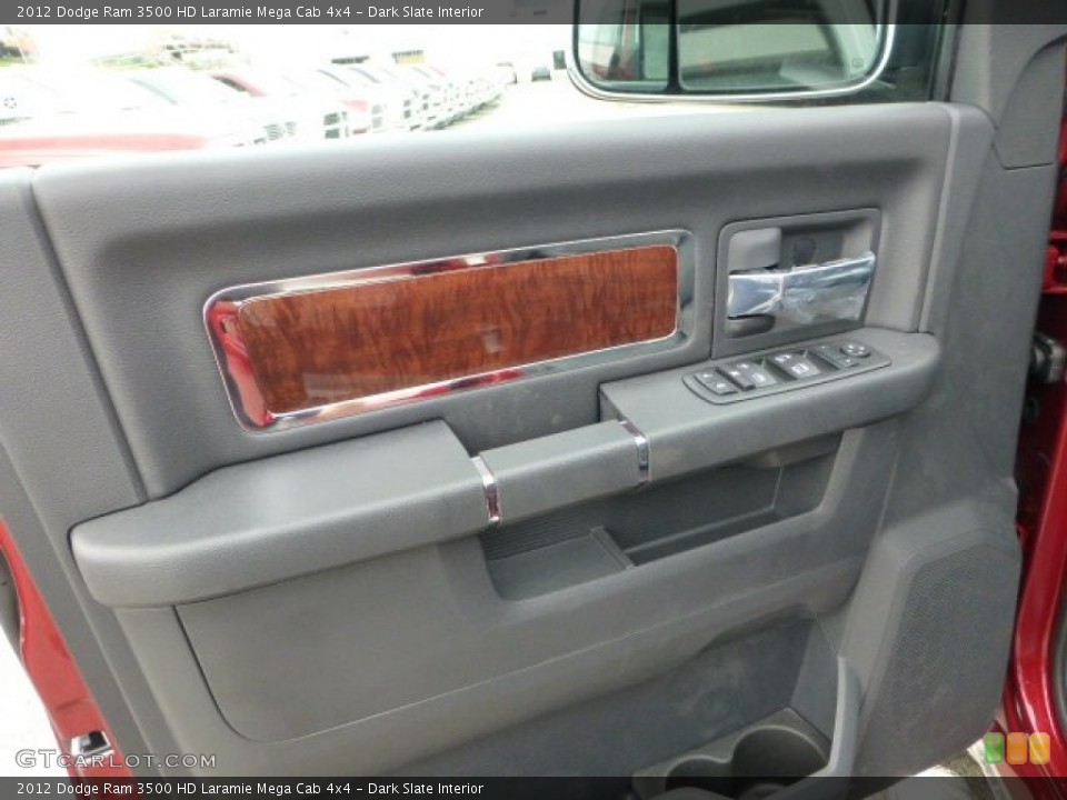 Dark Slate Interior Door Panel for the 2012 Dodge Ram 3500 HD Laramie Mega Cab 4x4 #71784139
