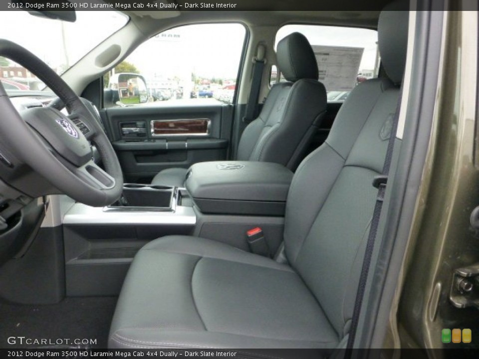 Dark Slate Interior Photo for the 2012 Dodge Ram 3500 HD Laramie Mega Cab 4x4 Dually #71784453