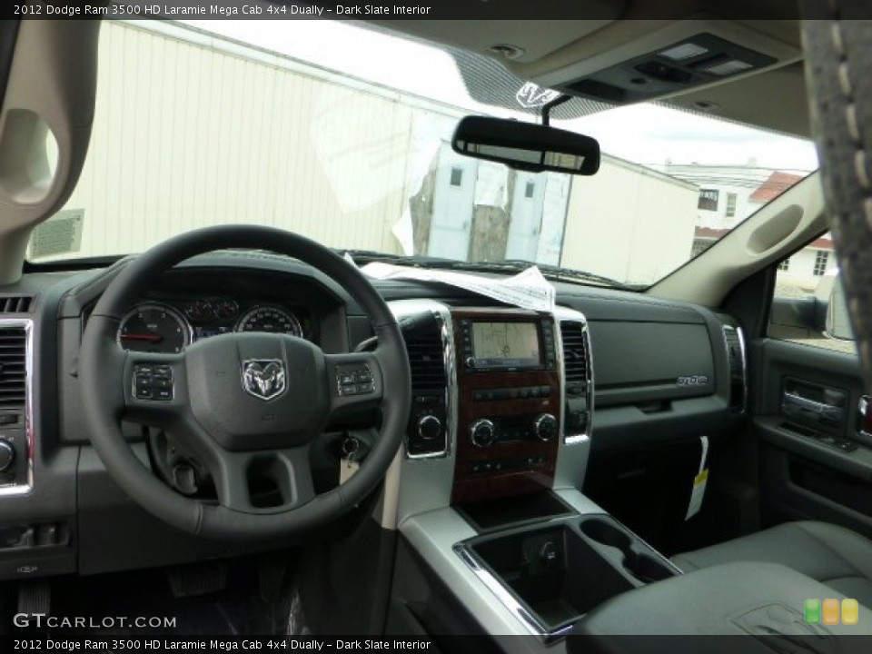 Dark Slate Interior Photo for the 2012 Dodge Ram 3500 HD Laramie Mega Cab 4x4 Dually #71784975