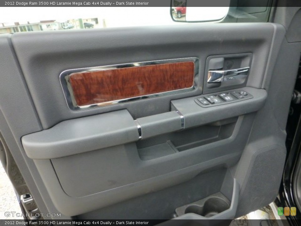 Dark Slate Interior Door Panel for the 2012 Dodge Ram 3500 HD Laramie Mega Cab 4x4 Dually #71784982